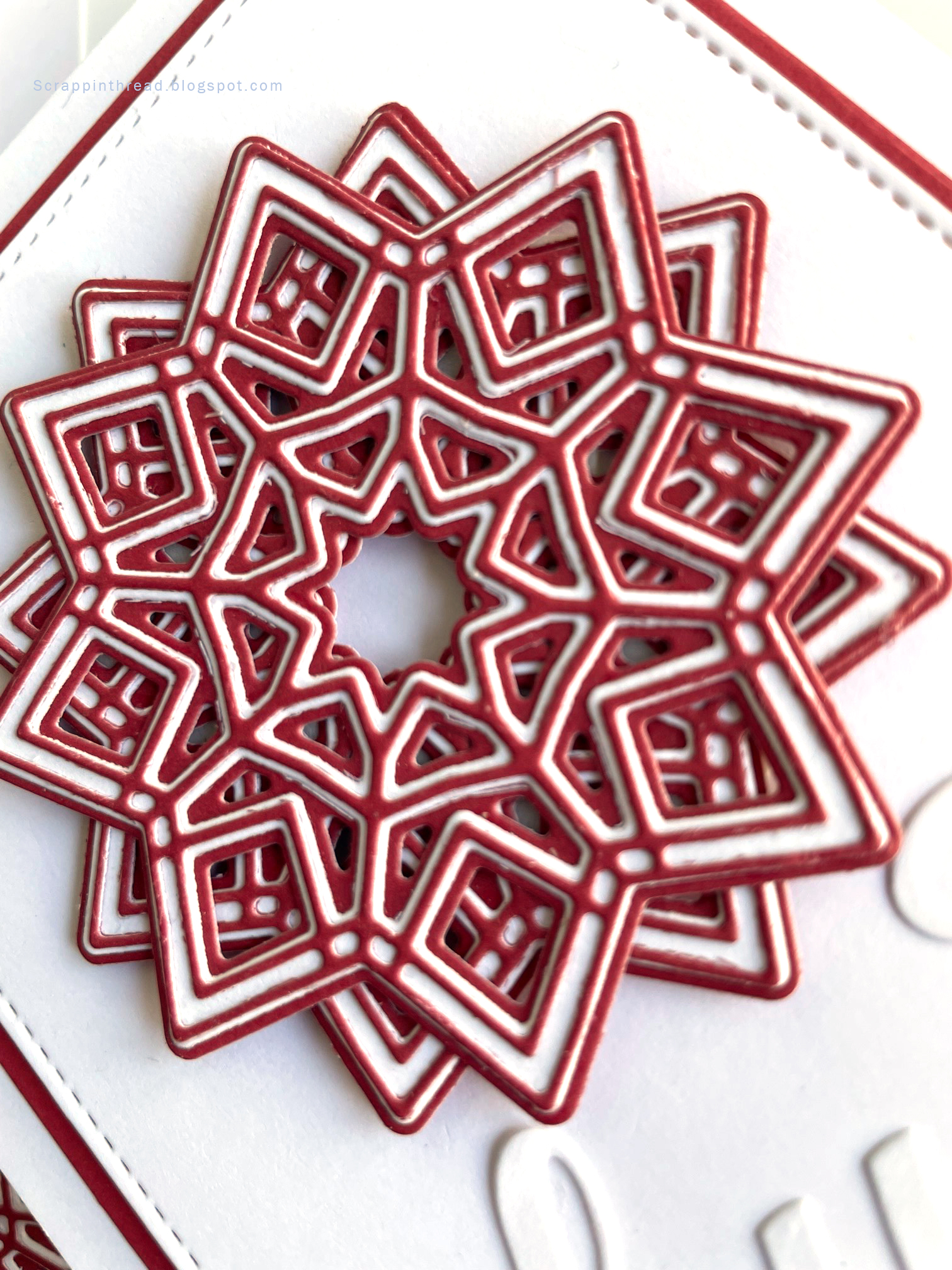 Red and White Hugs Card
