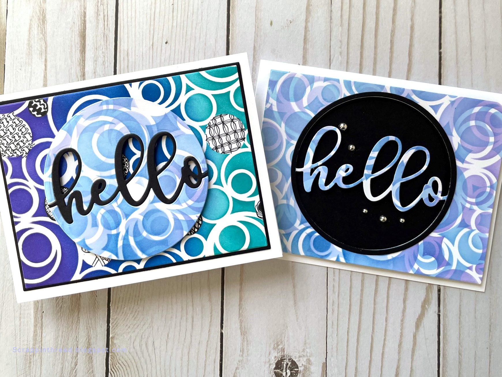 Stenciling Two Ways For Beautiful Card Backgrounds