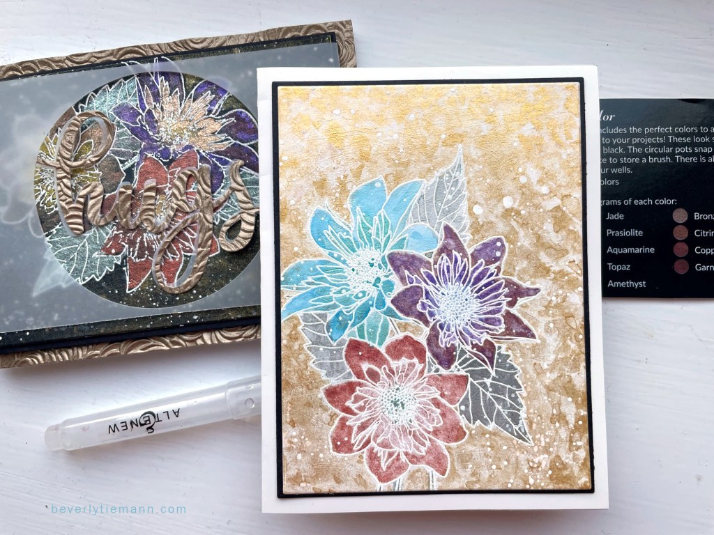 Metallic Watercolor Cards