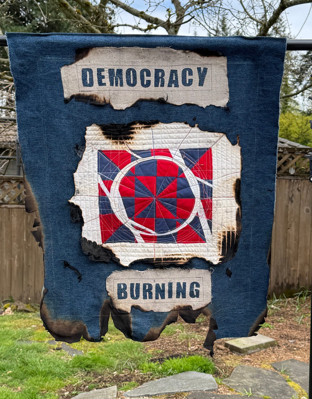 Burning a Quilt